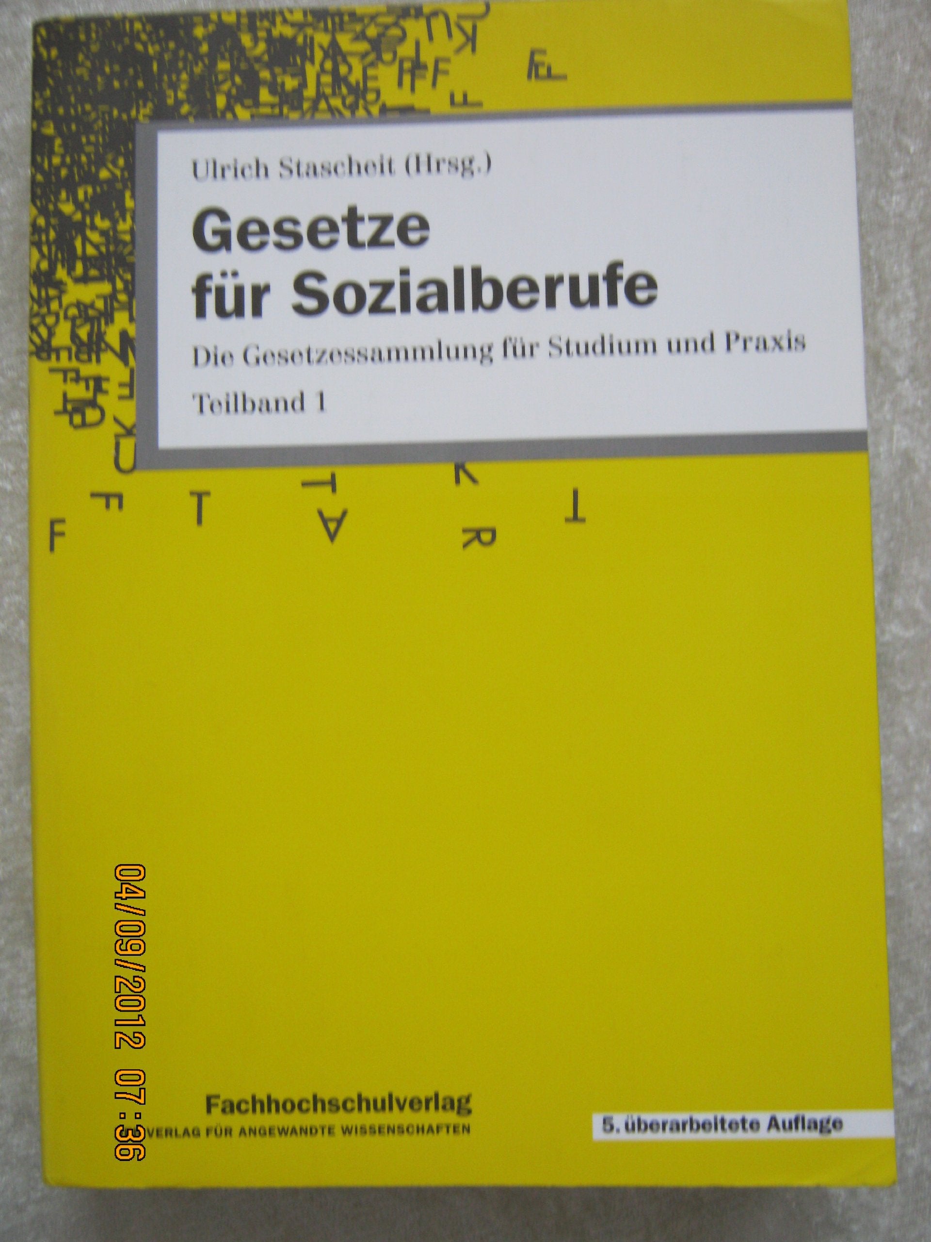 Gesetze für Sozialberufe: Die Gesetzessammlung für Studium und Praxis Books