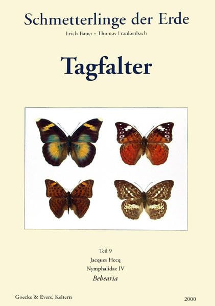 Schmetterlinge der Erde - Tagfalter / Nymphalidae IV, Bebearia Natural Sciences