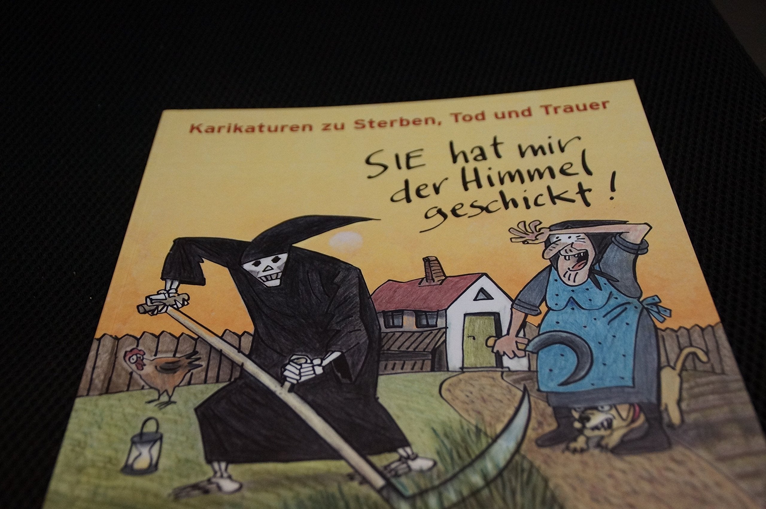 Sie hat mir der HImmel gechickt! Karikaturen zu Sterben, Tod und Trauer. Books