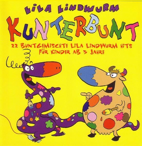 Lila Lindwurm - Kunterbunt: 22 buntgemischte Lila Lindwurm Hits für Kinder ab 3 Jahre Non-fiction