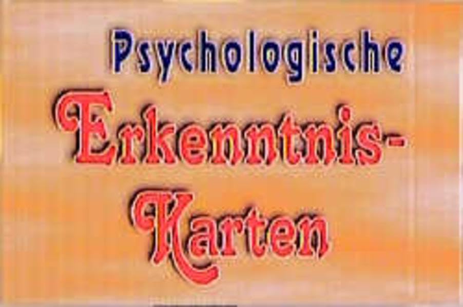 Psychologische Erkenntniskarten Lifestyle