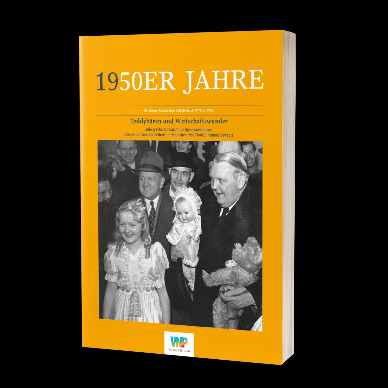 1950er Jahrzehnt-Buch der Nürnberger Nachrichten Politics & History