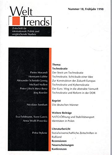 Technokratie: Von der Endlichkeit eines vitalen Konzepts Social Sciences