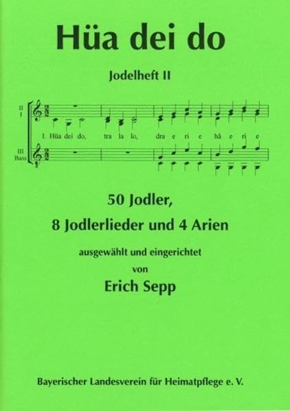 Hüa dei do: Jodeltet II (Arbeitshilfen zur Volksmusikpflege) Sheet Music