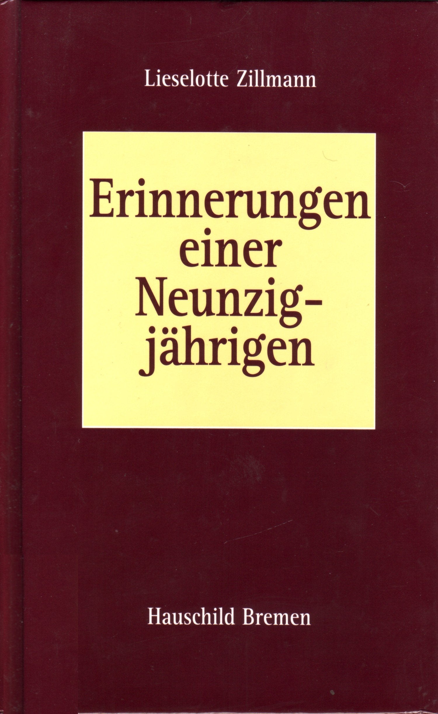 Erinnerungen einer Neunzigjährigen: Juli 1996 Personalities