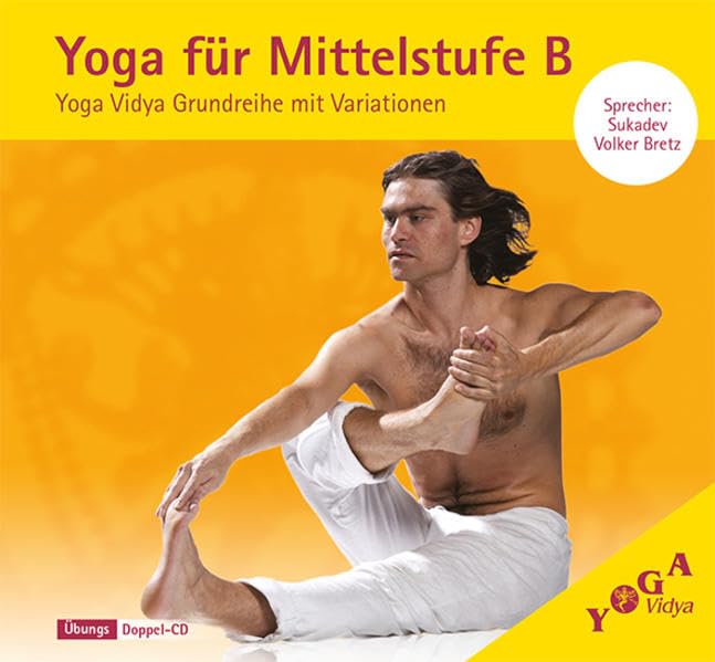 Yoga für Mittelstufe B: Yoga Vidya Grundreihe mit Variationen (Yoga für Mittelstufe: Grundreihe, Variationen, Ganzkörperverehrung Gottes) Health, Nutrition & Fitness
