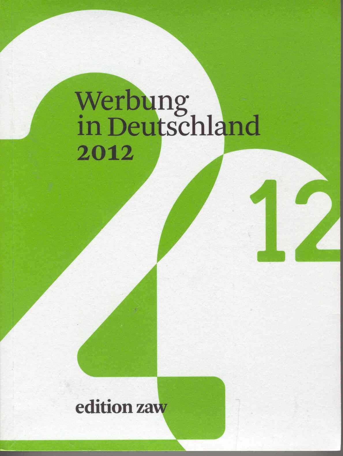 Product Image: Werbung in Deutschland 2012