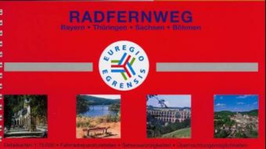 Radfernweg Euregio Egrensis Bayern-Thüringen-Sachsen-Böhmen: 1:75000: Fahrradreparaturstellen, Sehenswürdigkeiten, Übernachtungsmöglichkeiten (Radführer) Leisure, Home & Garden