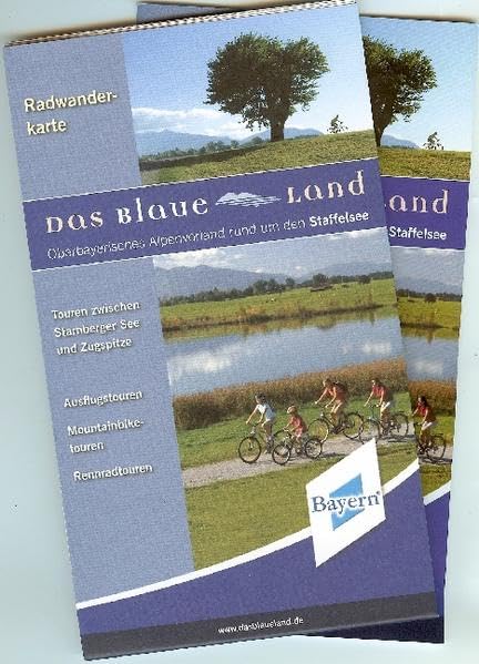 Das Blaue Land 1: 50 000. Radwege zwischen Starnberger See und Zugspitze Leisure, Home & Garden