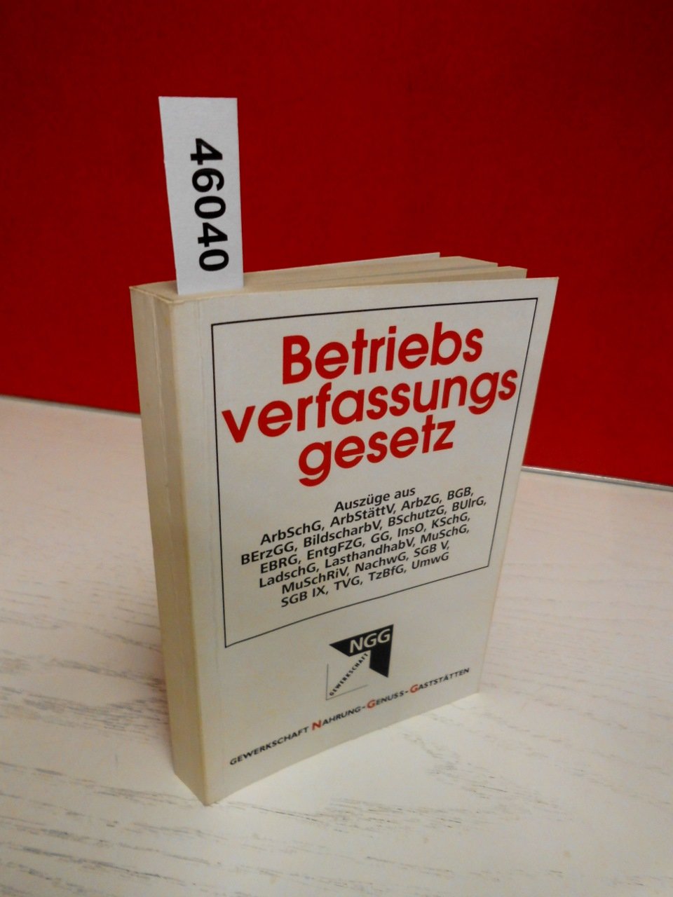Betriebsverfassungsgesetz. Auszüge Books