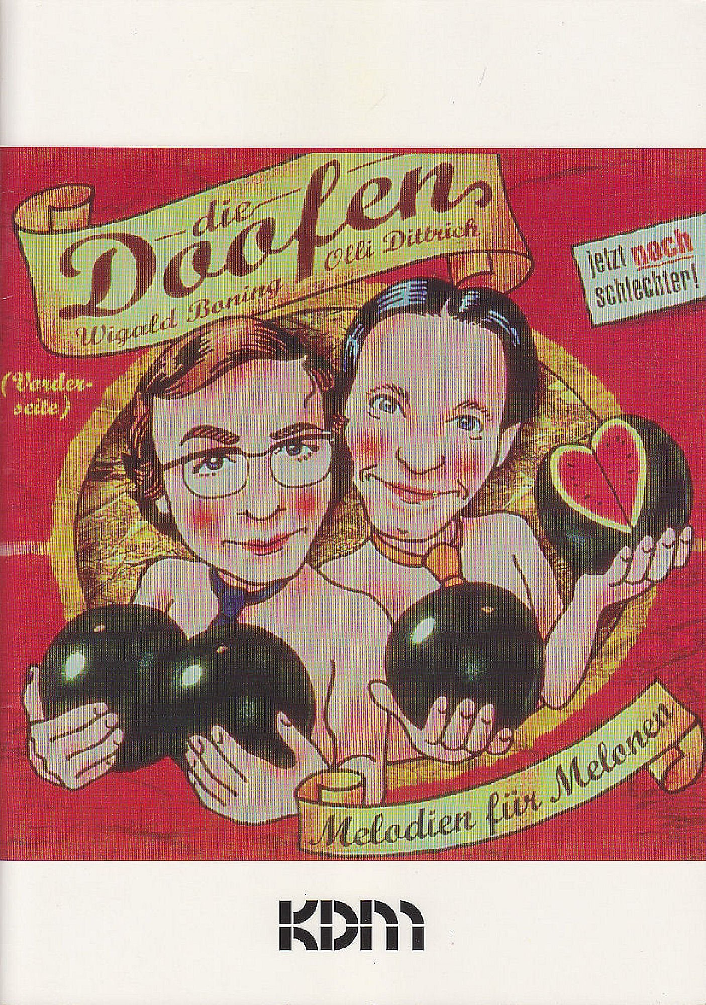 Die Doofen "Melodien für Melonen" Sheet Music