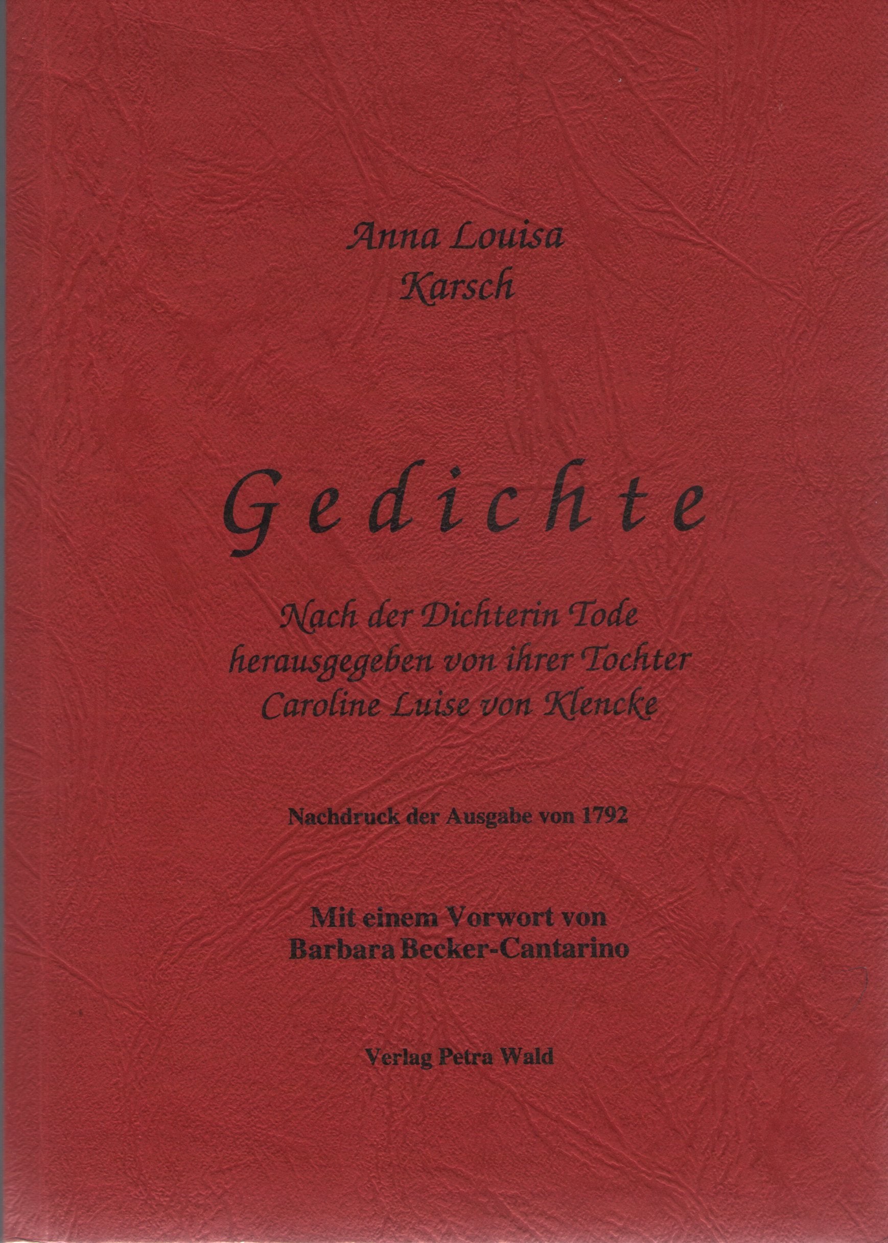 Auserlesene Gedichte Politics & History