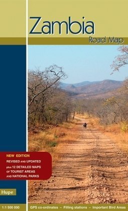Zambia Road Map: GPS-taugliche Straßenkarte im Maßstab 1:1500000 mit 164 GPS-Koordinaten Leisure, Home & Garden
