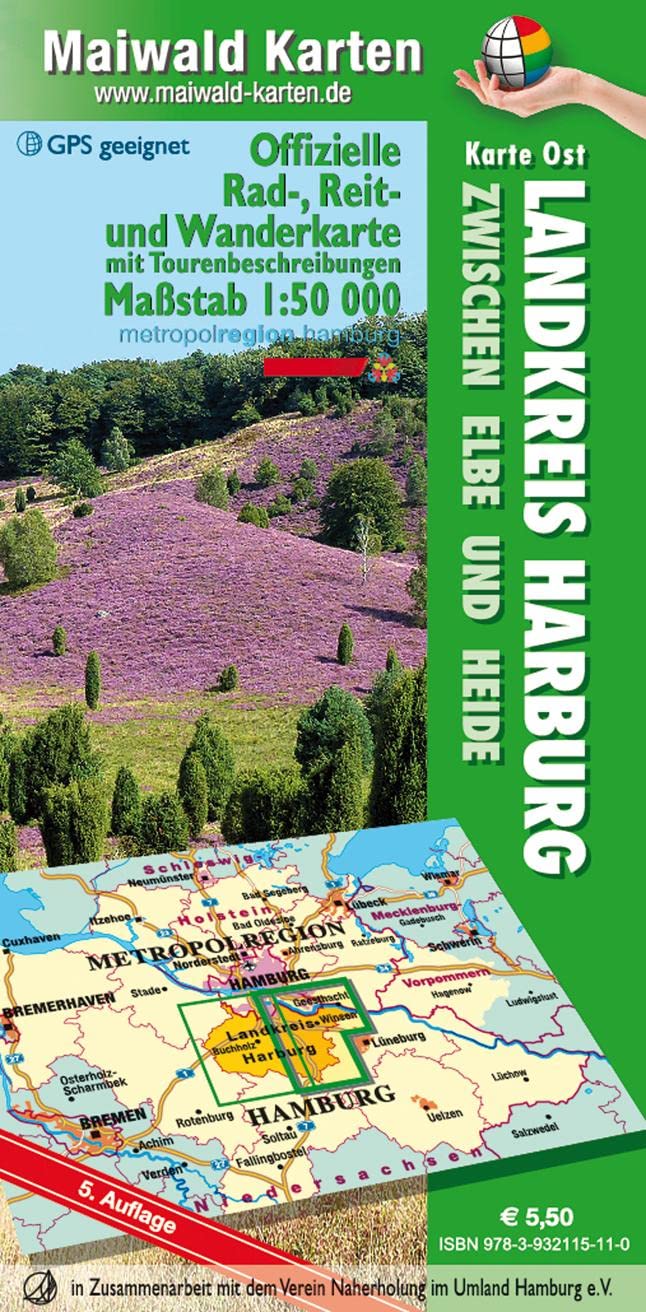 Landkreis Harburg - Karte Ost Leisure, Home & Garden