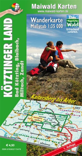 Maiwald Karte Kötztinger Land Wanderkarte 1:35.000 Leisure, Home & Garden