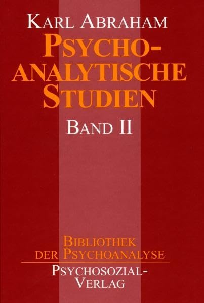 Psychoanalytische Studien, Band II Psychology Books