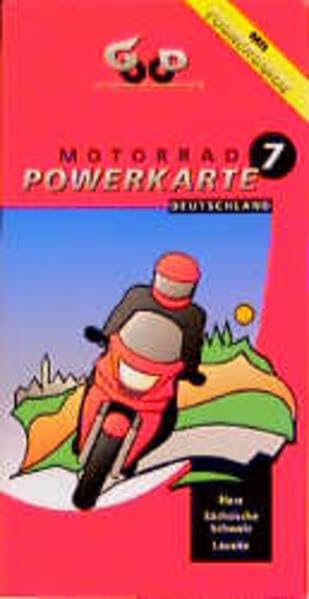 Motorrad-Powerkarte Deutschland - Box / Die Basiskarten für Motorradfahrer. Mit Tourerguide: Unterkünfte, Treffs, Tipps. 1:300000: Motorrad ... Tl.7, Harz, Sächsische Schweiz, Lausitz Maps & Plans