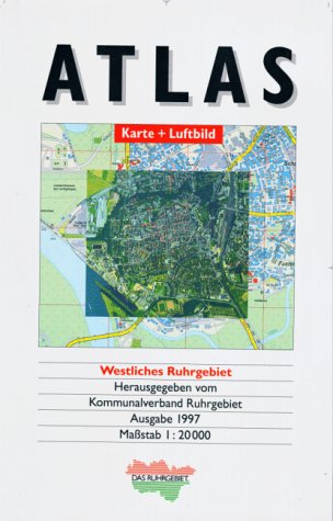 Westliches Ruhrgebiet. Atlas Karte und Luftbild Maps & Plans