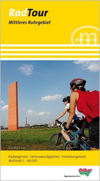 RadTour Mittleres Ruhrgebiet: 1:40000: Radwegenetz, Sehenswürdigkeiten, Freizeitangebote (Radtour Ruhr - Radwanderkarten) Leisure, Home & Garden
