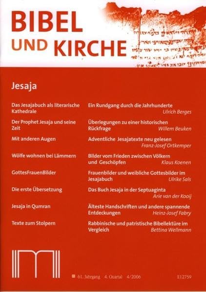 Bibel und Kirche / Jesaja Religion & Esotericism