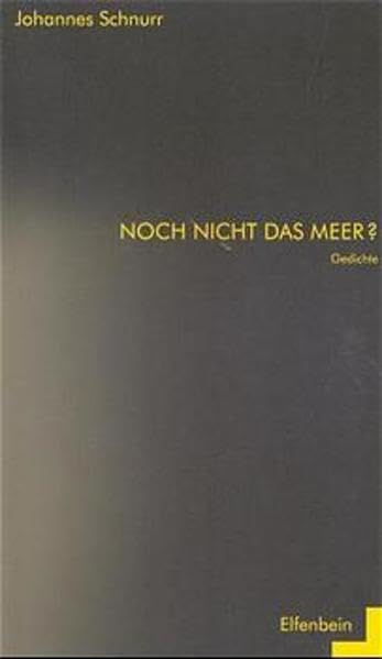 Noch nicht das Meer?: Gedichte (Edition Lyrik der Jahrtausendwende) Poetry