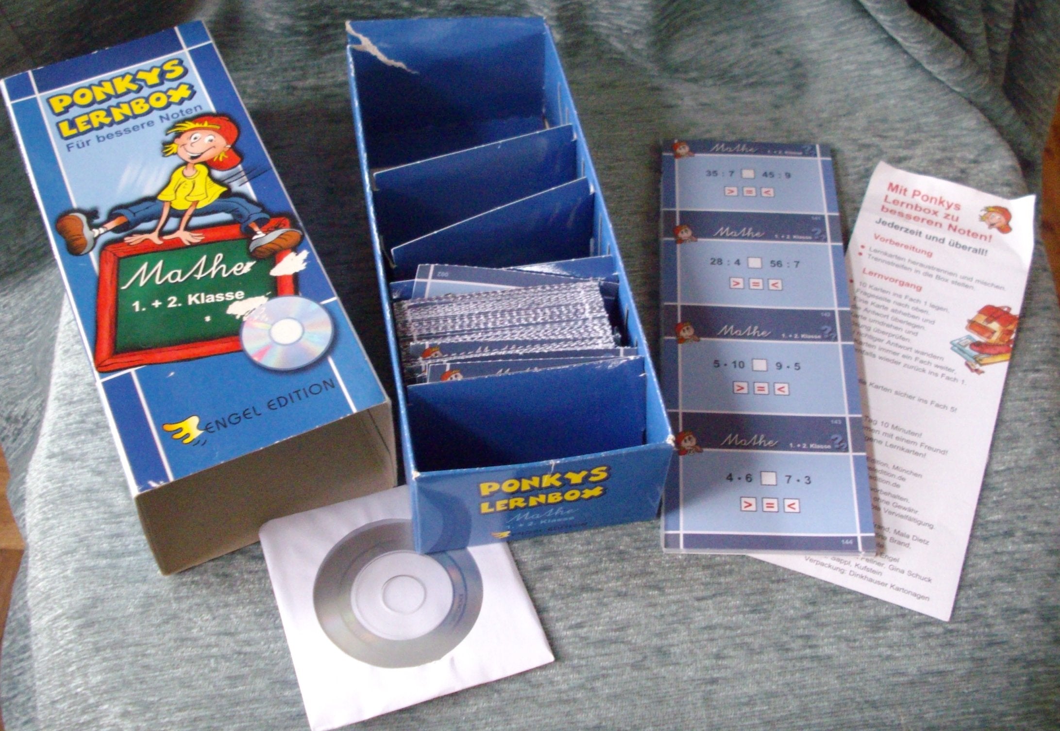 Ponkys Lernbox für bessere Noten. Mathe 1. + 2. Klasse Learning & Reference