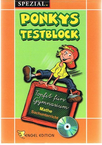 Ponkys Testblock Spezial. Topfit fürs Gymnasium: Mathe, Sachunterricht + CD-ROM Study Guides