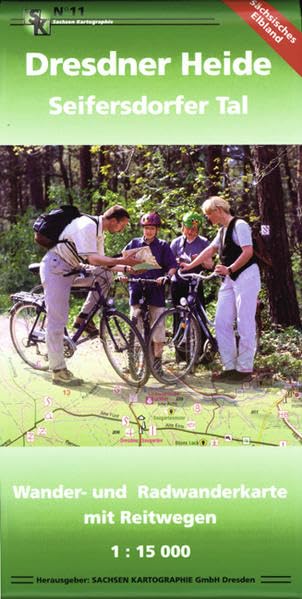 Dresdner Heide, Seifersdorfer Tal: Wander- und Heimatkarte mit Reit-, Wander- und Radwegen. 1:15 000 Leisure, Home & Garden