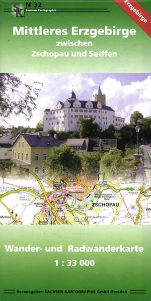 Mittleres Erzgebirge zwischen Zschopau und Seiffen 1 : 33 000: Wander- und Radwanderkarte book