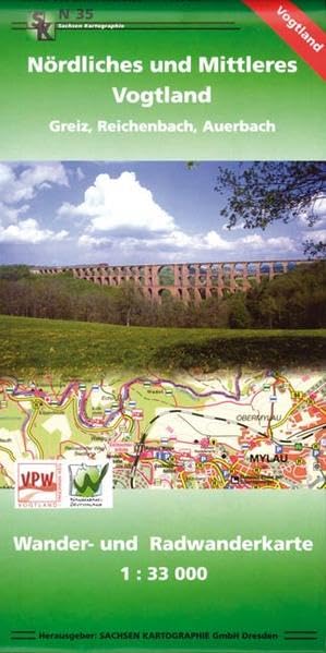 Nördliches und Mittleres Vogtland 1 : 33 000 Leisure, Home & Garden