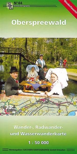 Oberspreewald: Wander-, Radwander- und Wasserwanderkarte. 1:50000 Leisure, Home & Garden