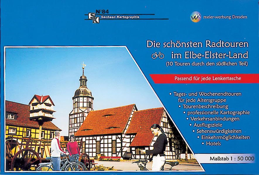 Radtouren im Elbe-Elster-Kreis: Radtourenführer. 1 : 50 000 Leisure, Home & Garden