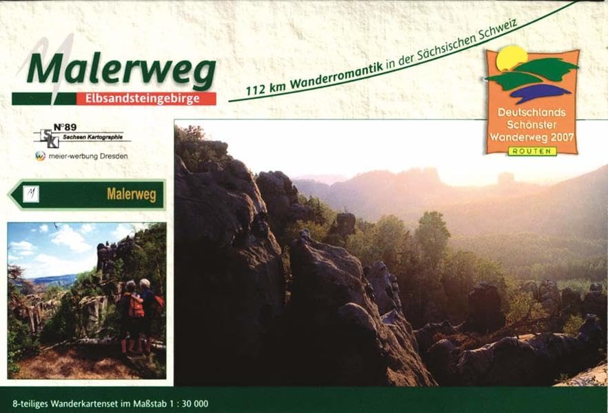 Malerweg - Sächsische Schweiz: Wandertourenführer 1: 30 000 Leisure, Home & Garden
