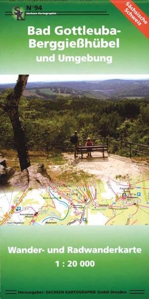 Bad Gottleuba-Berggießhübel und Umgebung: Wander- und Radwanderkarte 1:20 000 Leisure, Home & Garden