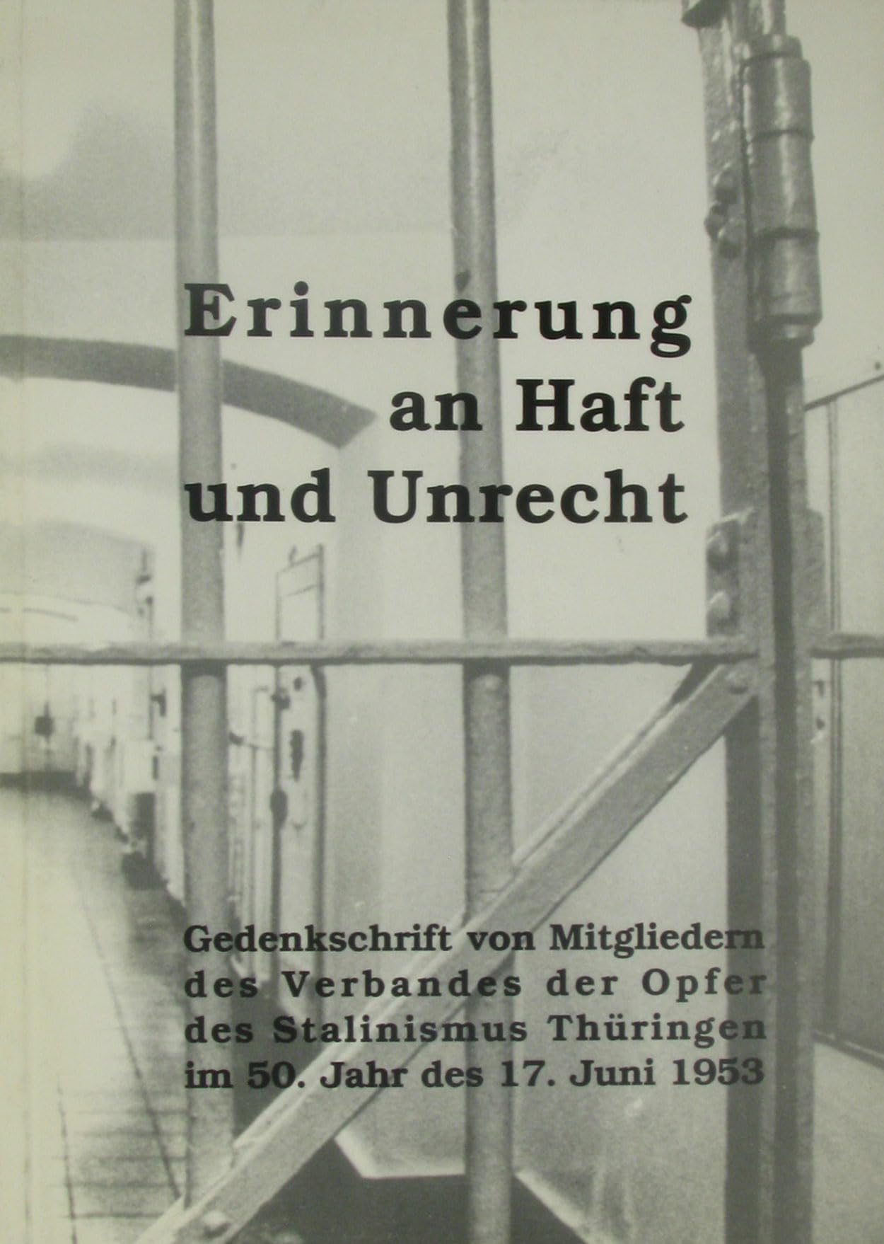 Erinnerung an Haft und Unrecht Books