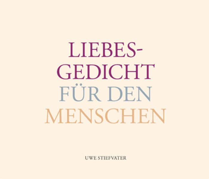 Liebesgedicht für den Menschen Lifestyle