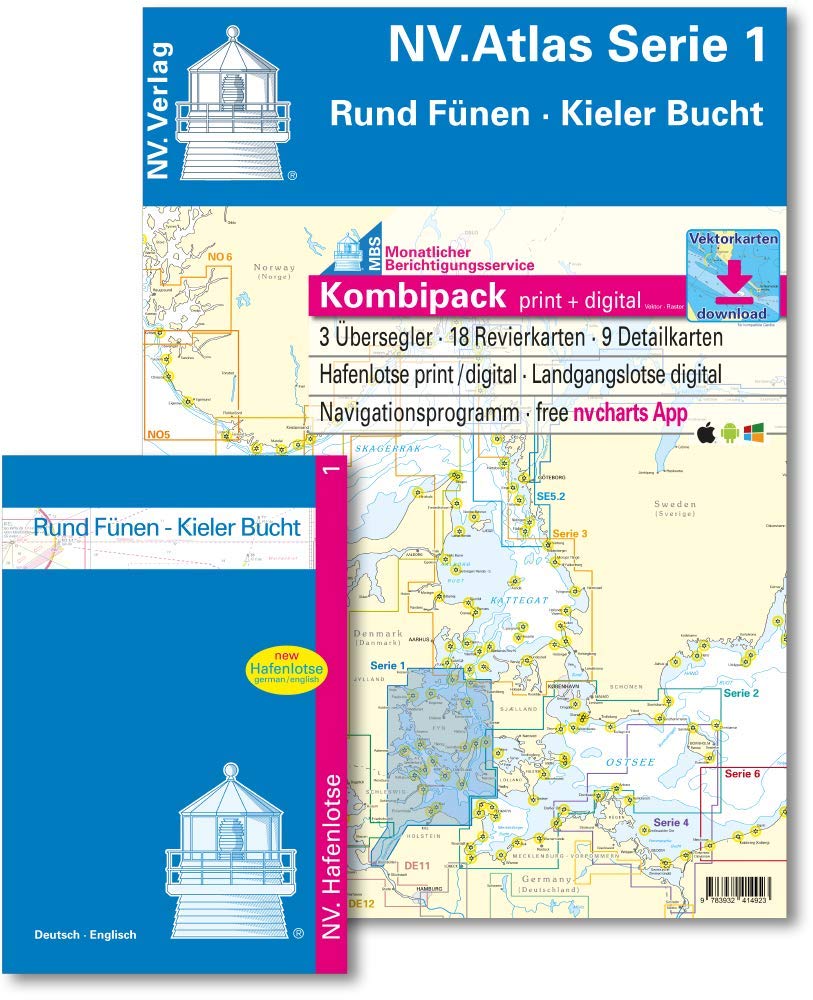 NV. Atlas Serie 1: Rund Fünen und Kieler Bucht (inkl. CD-ROM & App) Books