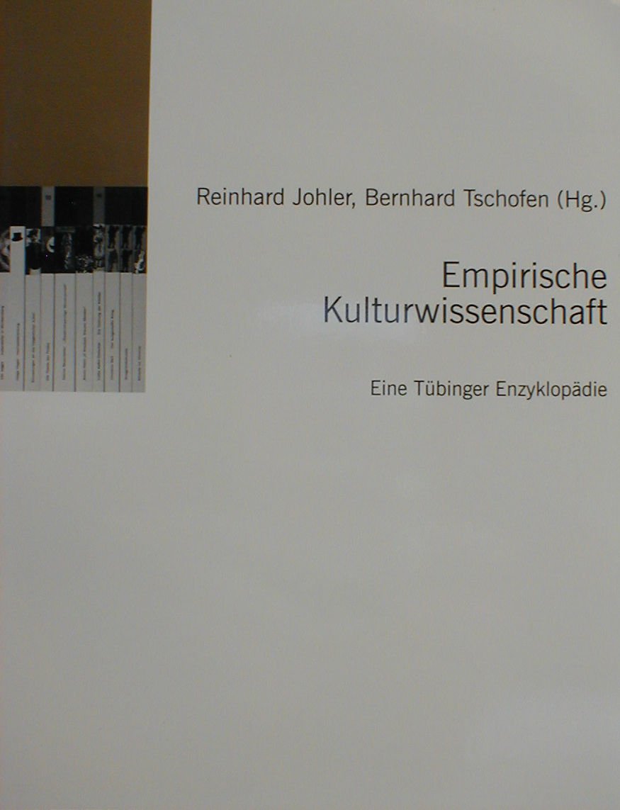 Empirische Kulturwissenschaft: Eine Tübinger Enzyklopädie (Untersuchungen des Ludwig-Uhland-Instituts) Law