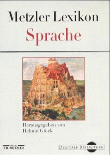 Product Image: Metzler Lexikon Sprache. CD- ROM