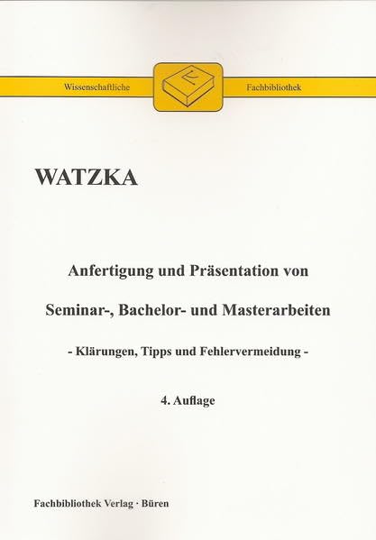 Anfertigung und Präsentation von Seminar-, Bachelor- und Masterarbeiten Law