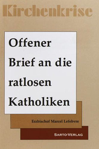 Offener Brief an die ratlosen Katholiken (Livre en allemand) book