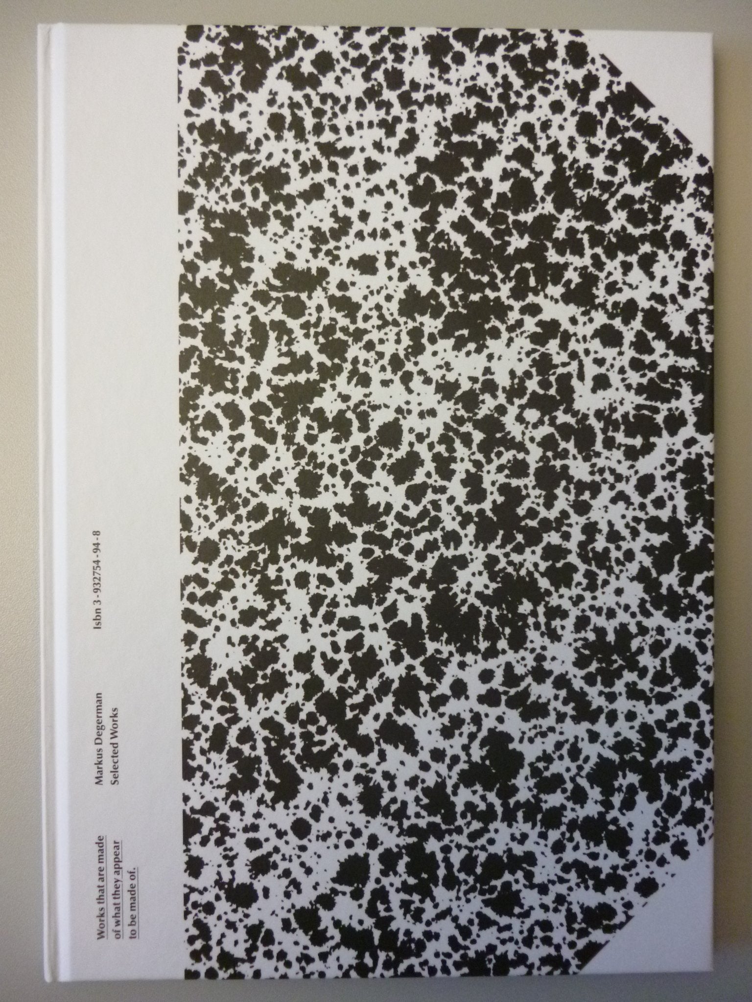Works that are made of what they appear to be made of.: Markus Degerman Film, Art & Culture