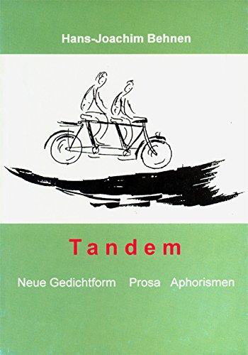 Tandem: Neue Gedichtform, Prosa, Aphorismen Books