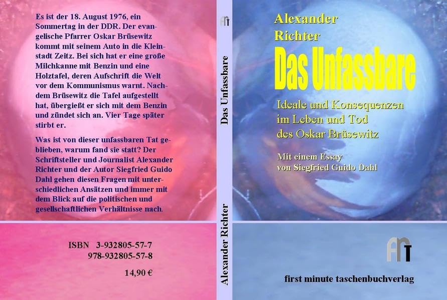 Das Unfassbare: Ideale und Konsequenzen im Leben und Tod des Oskar Brüsewitz Learning & Reference