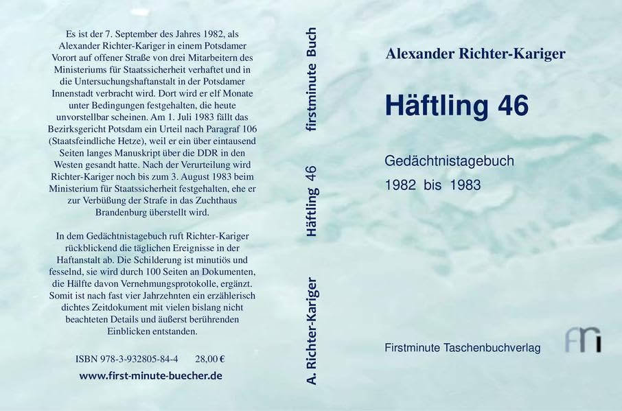 Häftling 46: Gedächtnistagebuch 1982 bis 1983 (Menschen und Systeme: Deutsche Geschichte) Law