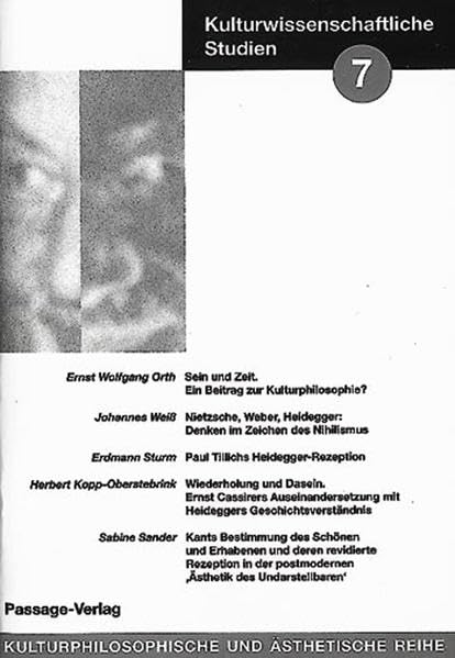 Kulturwissenschaftliche Studien 7: Kulturphilosophische und Ästhetische Reihe Philosophy