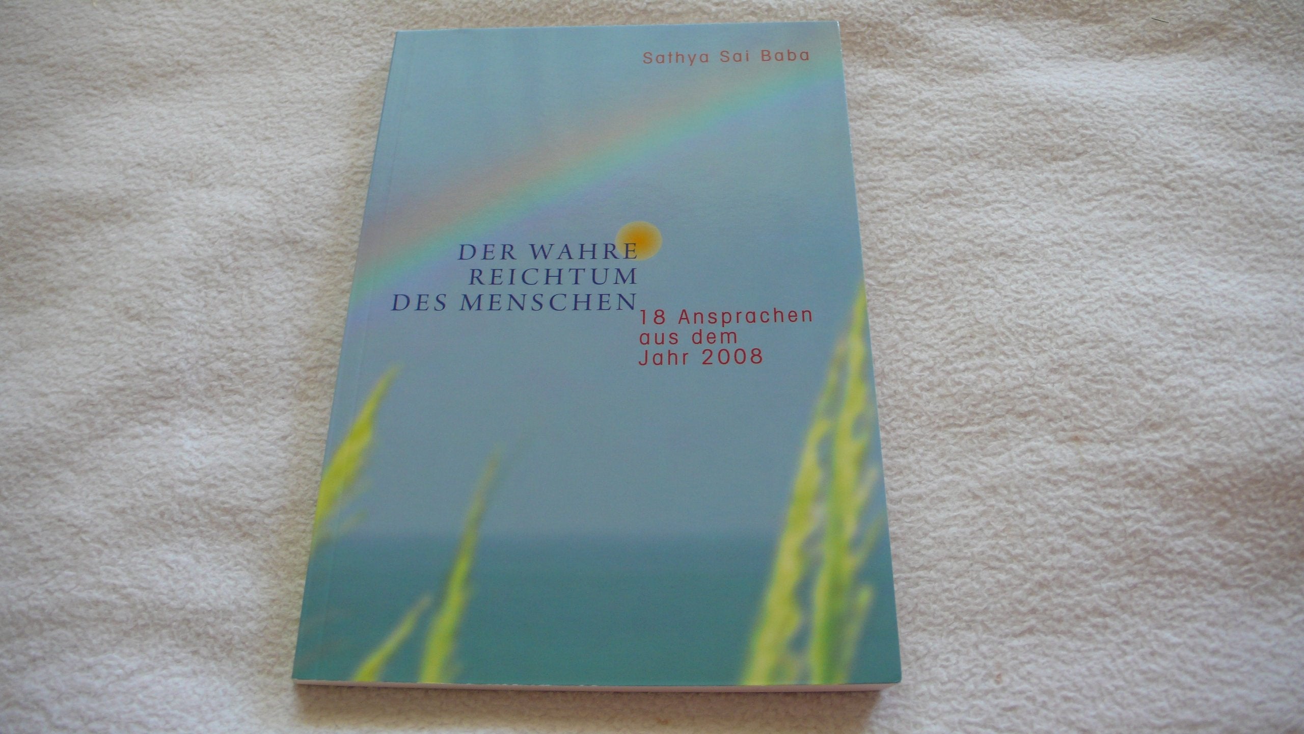 Der wahre Reichtum des Menschen: 18 Ansprachen aus dem Jahr 2008 Philosophy