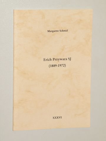 Erich Przywara SJ (1889-1972) (Edition Cardo) Religion & Esotericism