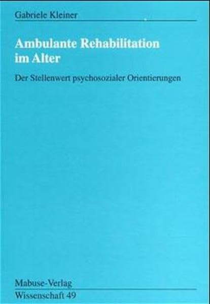 Ambulante Rehabilitation im Alter Medicine