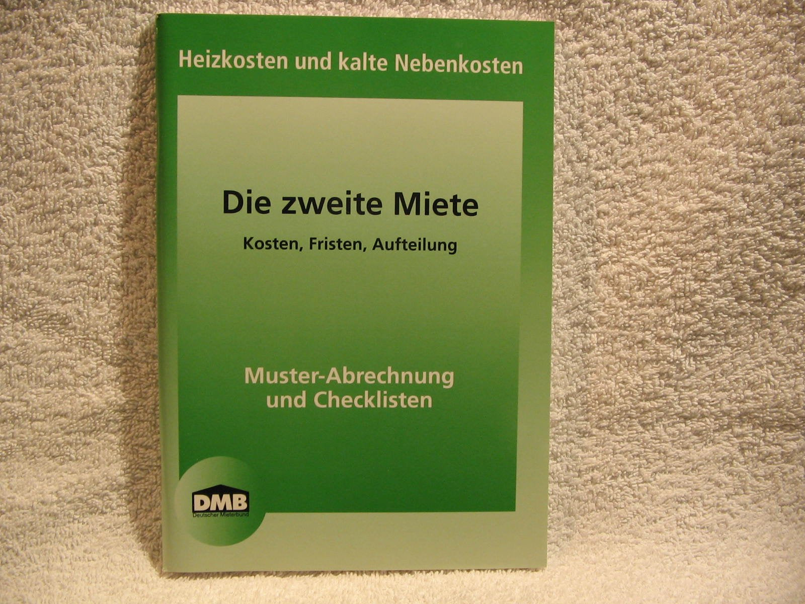 Die zweite Miete: Heizkosten und kalte Nebenkosten (Mietrecht) Business, Finance & Career